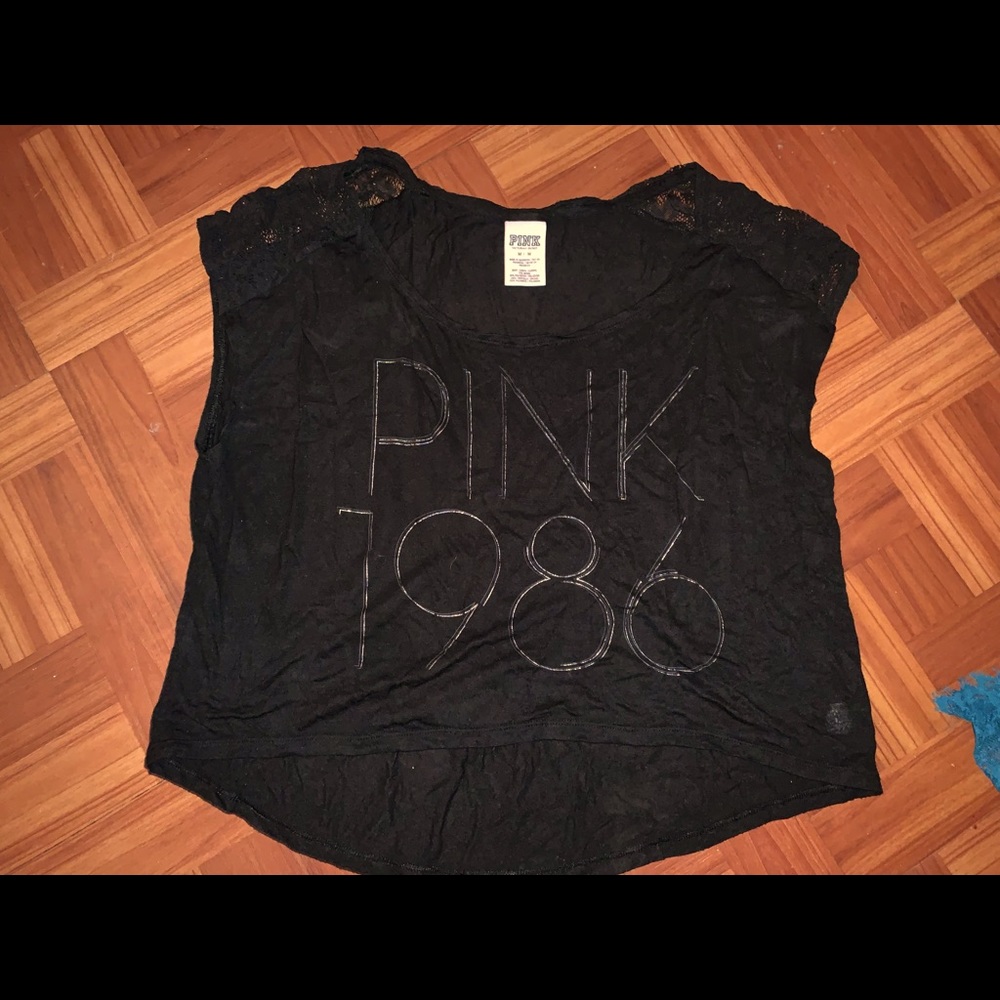 PINK medium crop top